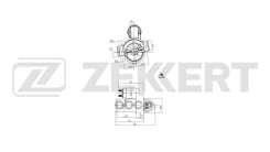 ������� Ford Transit 14- Zekkert ���. an-1073 AN1073 ����