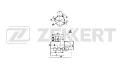 ������� Ford Focus I-III 05- Mondeo IV 07- C-Max I II 03- Zekkert ���. an-1074 AN1074 ����