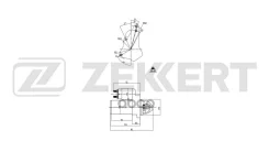 ������� Nissan Qashqai (J10 NJ10) 10- Note (E11 NE11) 06- Juke (F15) 12- Cube (Z12) 09- Micra Zekkert ���. an-1081 AN1081 ����