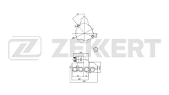 ������� VW Passat VI 00- Audi A4 II III 00- Skoda Superb (3U4) 01- Zekkert ���. an-1088 AN1088 ����