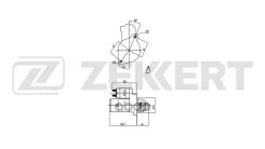 ������� Mitsubishi Outlander II 06- Zekkert ���. an-1104 AN1104 ����