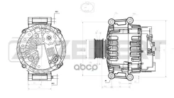 ��������� Lada Vesta (GFL_ GFK_) 16- X-Ray (GAB_) 16- Zekkert ���. ge-1022 GE1022 ����