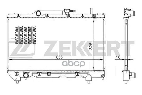 �������� ���������� ��������� Toyota Carina (T190) 92- Zekkert ���. mk-1043 MK1043 ����