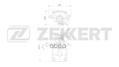 ��������� ������� ������ ������ Renault Megane III IV 08- Fluence 10- Scenic III 09- Zekkert ���. bs-8367 BS8367 ����