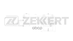 ��������� ������� �������� ����� (�� ������) Lada 112 (2112) 95- Zekkert ���. bs-8383 BS8383 ����