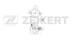 ������� Geely Emgrand EC7 14- Zekkert ���. an-1085 AN1085 ����