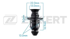 ������ �������� Toyota (�����. ���-�� ������ 10 ��) Zekkert ���. be-1749 BE1749 ����