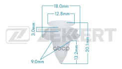 ������ �������� Nissan Subaru (�����. ���-�� ������ 10 ��) Zekkert ���. be-2525 BE2525 ����