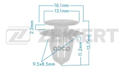������ �������� Honda (�����. ���-�� ������ 10 ��) Zekkert ���. be-1183 BE1183 ����