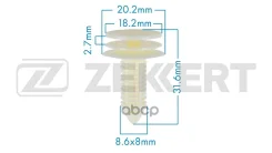 ������ �������� General Motors (�����. ���-�� ������ 10 ��) Zekkert ���. be-3772 BE3772 ����