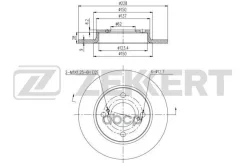 ���� ����. ����. Suzuki Baleno (FW EW) 16- Zekkert ���. bs-6439 BS6439 ����