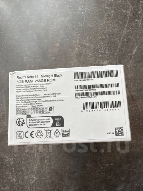 Xiaomi Redmi Note 14. �����, 256 �� ����