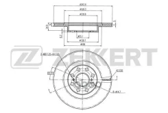 ���� ����. ����. Toyota MR2 (W30) 99- Zekkert ���. bs-5908 BS5908 ����