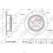 ���� ��������� ��� Toyota Ipsum/Picnic ACM2#/ISIS ANM1# SAT ST4243144030 ST4243144030 ����