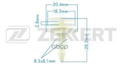 ������ �������� General Motors (�����. ���-�� ������ 10 ��) Zekkert ���. be-2205 BE2205 ����