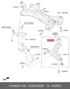 ����������� ������ ��������, ��������, ������, ����� ��� KIA RIO IV, Hyundai Solaris II Hyundai/Kia 54584H5000 54584H5000 ����