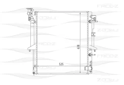 �������� ���������� Mitsubishi L200/Pajero Sport 05- Freez KK0252 KK0252 ����