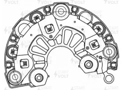 ���� ������� ���. ��� �/� VAG Fabia II (07-)/Rapid (12-) 1.6i/Golf V (06-) 1.4TSI Startvolt VDB 1803 VDB1803 ����