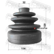 ������� ���� �������� �������� 114x120x32 | ����/��� | Febest 0417V75R 0417V75R ����