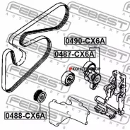 ����� �������� Febest 0487CX6A 0487CX6A ����