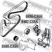 ���������� ����� | ����/��� | Febest 0490CX6A 0490CX6A ����