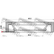 ������� ������� 38.4x63.3x8.65x8.65 | ����/��� | Febest 95GAS40630909C 95GAS40630909C ����