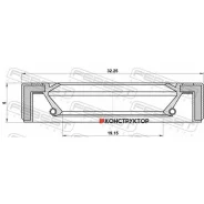������� ��������� ������ 19.15x32.25x5x5 | ����/��� | Febest 95GAY21320505R 95GAY21320505R ����