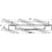 ������� ��������� 49.95x75.1x7.5x12 | ��� ����/��� | Febest 95HDS52750712X 95HDS52750712X ����