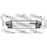 ������� ������� 34.5x55.2x4.25x15.45 | ����/��� | Febest 95RFW35550416X 95RFW35550416X ����