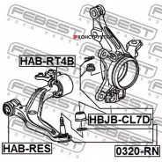 ����������� ��������� ������ | ��� ����/��� | Febest Habrt4B HABRT4B ����