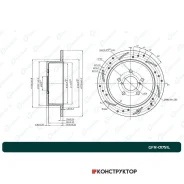 ���� ��������� ��������������� G-brake GFR-01751L ����� G-Brake GFR01751L GFR01751L ����
