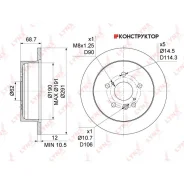 ���� ��������� ��������������� (291x12) | ��� | Lynxauto BN1147 BN1147 ����