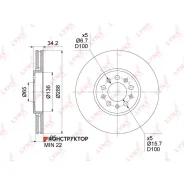 ���� ��������� ������������� (288x25) | ����� | Lynxauto BN1234 BN1234 ����