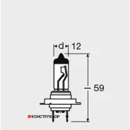 ����� Osram Original LINE (12V, 55W) H7 PX26d 64210-01B Osram 6421001B 6421001B ����