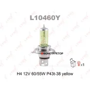 ����� H4 12V 60/55W P43T-38 Yellow Lynxauto L10460Y L10460Y ����