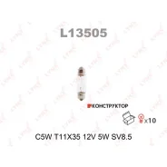 ����� C5W 12V SV8.5 T11X35 Lynxauto L13505 L13505 ����