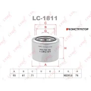 ������ �������� UAZ Patriot Lynxauto LC1811 LC1811 ����