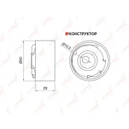 ����� �������� ����� ��� LADA 16��. Granta/Kalina/Largus/Priora/VE�STA/XRAY Lynxauto PB1029 PB1029 ����