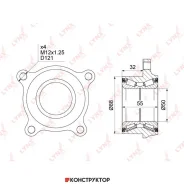�������� ���������� ������� ������ | ����� ����/��� | Lynxauto WB1486 WB1486 ����