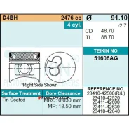 ������� ��������� Teikin 51606AG STD (4��/����) Teikin 51606Agstd 51606AGSTD ����