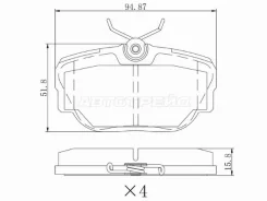 ������� ��������� (�����) Land Rover Discovery 98-04 / Range Rover 94-02 SAT ST-28-0102, ������ ST280102 ����