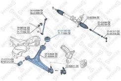 ����������� ������ Audi A3 TT, VW Golf 98 ������ ����� ��� Volkswagen GOLF, Volkswagen BORA, SEAT Ibiza V stellox 87-07260-sx 8707260SX ����