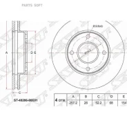 ���� ��������� (�����) Nissan Serena 91-01 / Bluebird 87-91 SAT ST-40206-80E01 ST4020680E01 ����