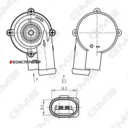 ����� ������� ���������� /GMB ��� Audi A8; GEW-VW012; 078121601A GEWVW012 ����