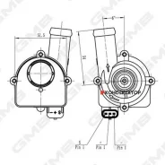 ����� ������� ���������� /GMB ��� Audi A4 2007- Q5 2008- Q7 2015-; GEW-VW026; 06H121601M 704071650 V10160026 GEWVW026 ����