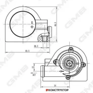 ����� ������� ���������� /GMB ��� VW Passat Golf Jetta 2005-2010 Audi A3 Sportback 2004-2013; GEW-VW033; 1K0965561D GEWVW033 ����