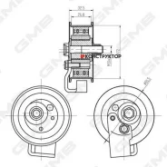�������� ����� ���������� ����� /�������� ������ /����� GMB ��� Audi A4 A6 Volkswagen Passat 3B2 3B5; GTC0940; 531052020 058109243D GTC0940 ����