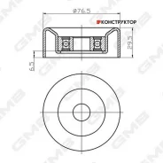 �������� ����� ���� ����� /�������� GMB ��� Ford C-Max 1999-2010 Fiesta IV 1995-2002 Focus 2004-2011 Mondeo 2007-2015 SMax 2006; GTC0920; (TGTR046) 25...