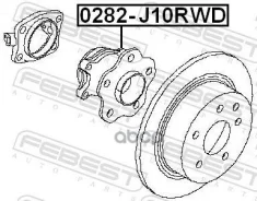 ������� ������ Nissan Qashqai (J10) /X-Trail (T31) [178Febest0282J10RWD] 0282J10RWD ����
