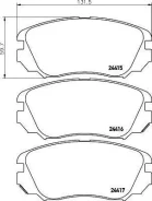 ������� ��������� �������� �������� OPEL Insignia (2008) [178Textar2441501] 2441501 ����